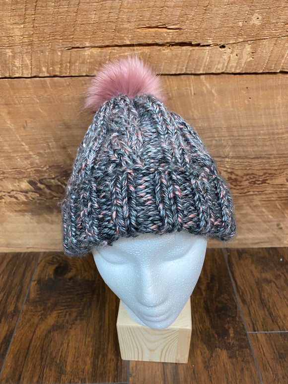 Adult Knit PomPom Hat