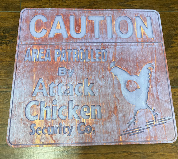 Area Patrolled by Attack Chicken