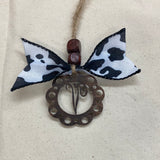 Monogram Car Charm