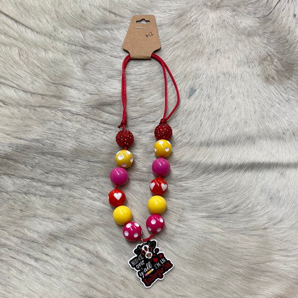 Moo-ve Over Bubblegum Necklace
