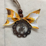Monogram Car Charm