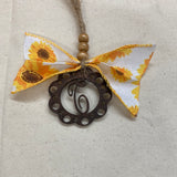 Monogram Car Charm