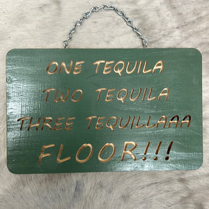 1,2,3… floor sign