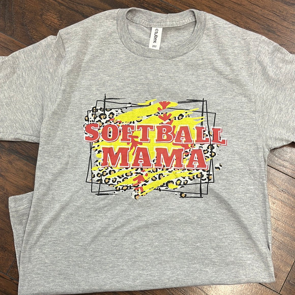 Leopard Softball Mama