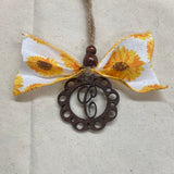 Monogram Car Charm