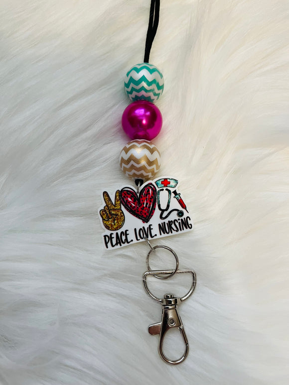 ✌️ •❤️•Nursing Lanyard