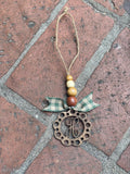 Monogram Car Charm