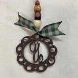 Monogram Car Charm