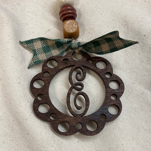 Monogram Car Charm