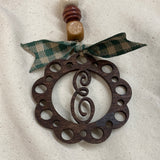 Monogram Car Charm