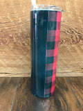 Leopard/Buffalo Plaid Ombré