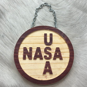 USA NASA Circular Sign