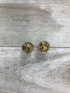 Animal Print Studs