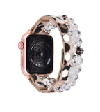 Leopard & Crystal Watch Band