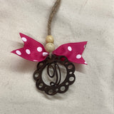 Monogram Car Charm