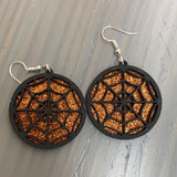 Wooden Halloween Earrings