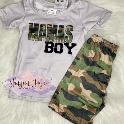 Mamas Boy Short Set