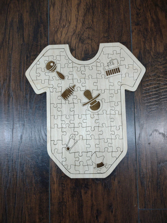 Baby Shower Guest Sign In Puzzle