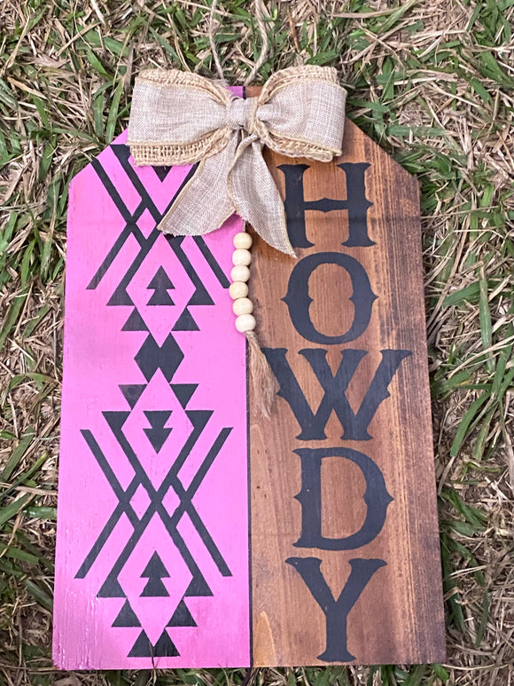 Tag Door Sign