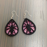 Wooden Halloween Earrings