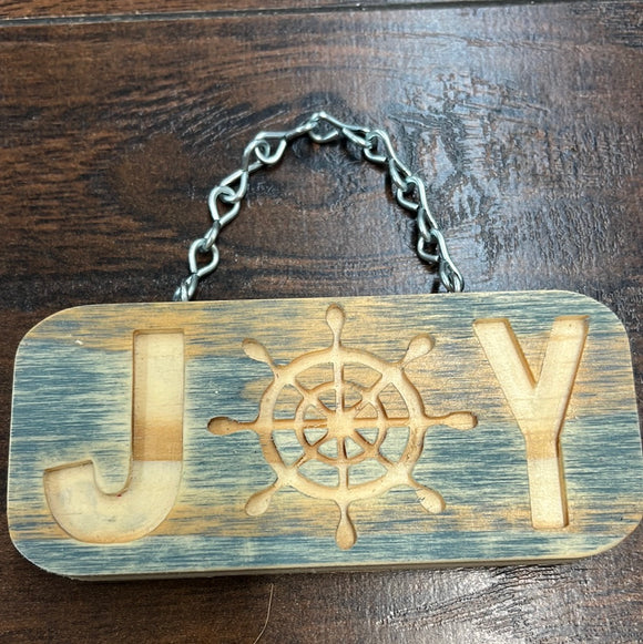 Joy Blue Sign