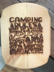 Camping Rules